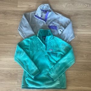 Lot of PATAGONIA FLEECES Size Medium